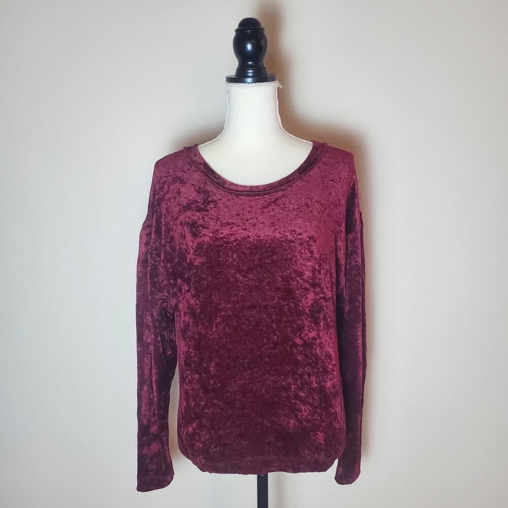 Free People Nora Jane Velvet Top XS